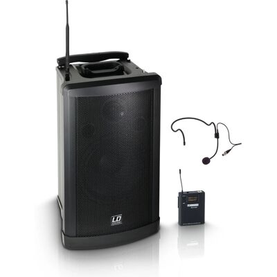 Altavoz portátil LD Systems Roadman 102 HS B5 - Sistema PA con micrófono inalámbrico Altavoz portátil LD Systems Roadman 102 HS B5 - Sistema PA con micrófono inalámbrico