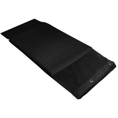 Adam Hall Accessoires 0151 X 63 - Decoratief stof met oogaantjes - 6x3m Zwart Adam Hall Accessoires 0151 X 63 - Decoratief stof met oogaantjes - 6x3m Zwart