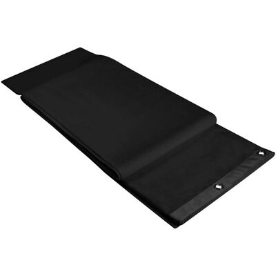 Adam Hall Geluidsabsorberend Doek 0160 X 43 - B1 met bruin geborstelde oogjes, 4x3m, zwart Adam Hall Geluidsabsorberend Doek 0160 X 43 - B1 met bruin geborstelde oogjes, 4x3m, zwart
