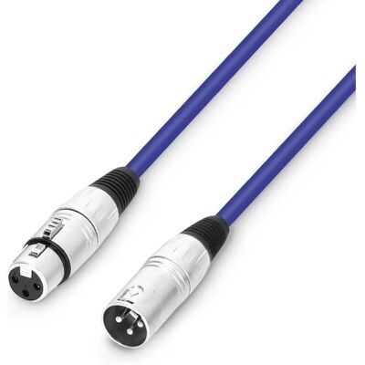Adam Hall Cables 3 STAR MMF 0100 BL - Câble micro - 1m Bleu Adam Hall Cables 3 STAR MMF 0100 BL - Câble micro - 1m Bleu