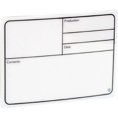 Adam Hall 88002 - Étiquette en plastique blanc auto-adhésive - Accessoire pour flight case - Publicité Adam Hall 88002 - Étiquette en plastique blanc auto-adhésive - Accessoire pour flight case - Publicité