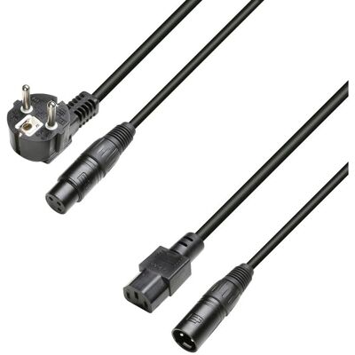 Adam Hall 8101 PSAX AUDIO Napájecí a signál kabel - 5m Adam Hall 8101 PSAX AUDIO Napájecí a signál kabel - 5m