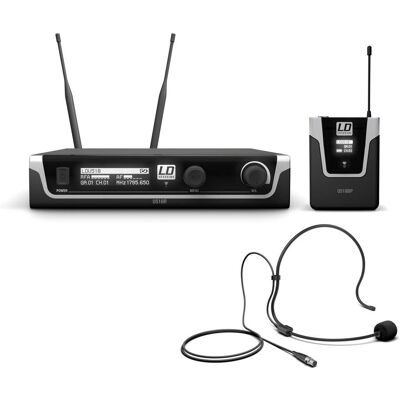 LD Systems U518 BPH Draadloos Systeem - Headset Microfoon LD Systems U518 BPH Draadloos Systeem - Headset Microfoon