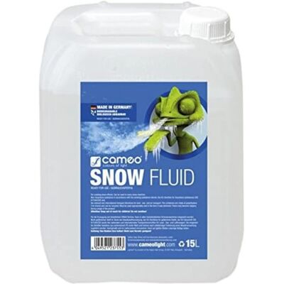 Fluido de nieve Cameo 15L - Líquido para máquinas de nieve Fluido de nieve Cameo 15L - Líquido para máquinas de nieve