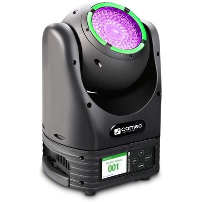 Cameo Movo Beam Z 100 LED Moving Head - Uendelig rotasjon, LED-ring Cameo Movo Beam Z 100 LED Moving Head - Uendelig rotasjon, LED-ring