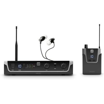 LD Systems U305 IEM Sistema de Monitoramento In-Ear - 12 Canais, 584-608 MHz LD Systems U305 IEM Sistema de Monitoramento In-Ear - 12 Canais, 584-608 MHz