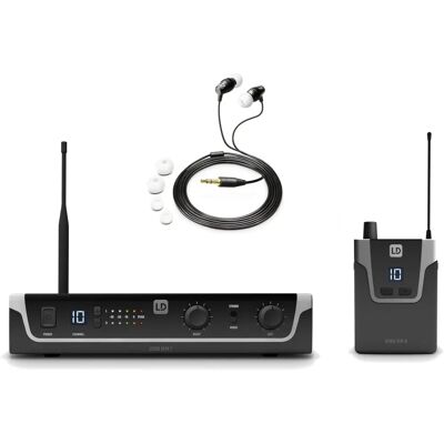 LD Systems U308 IEM HP Drahtloses System - In-Ear Monitoring - Professionelle Kopfhörer LD Systems U308 IEM HP Drahtloses System - In-Ear Monitoring - Professionelle Kopfhörer