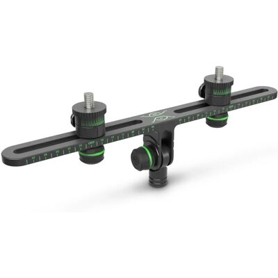 Gravity MS STB 01 PRO Support pour microphones - Rails stéréo - Noir - Publicité Gravity MS STB 01 PRO Support pour microphones - Rails stéréo - Noir - Publicité
