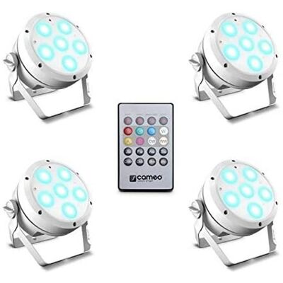 Cameo Cameo ROOT PAR 6 Hvit - LED PAR prosjektor Cameo Cameo ROOT PAR 6 Hvit - LED PAR prosjektor