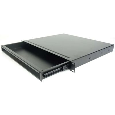 Adam Hall 874 E 01 A Rack Drawer - 19" Aluminium 1.5mm - Black - Rack Type Adam Hall 874 E 01 A Rack Drawer - 19" Aluminium 1.5mm - Black - Rack Type