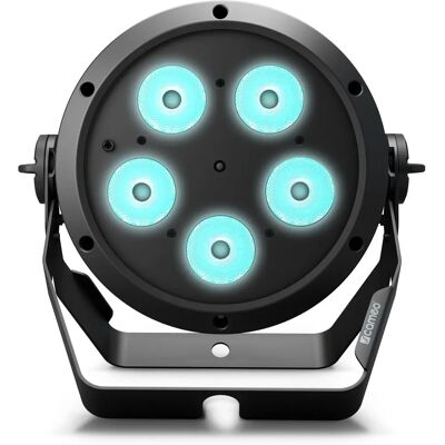 Projecteur PAR à LED RGBW ROOT BATTERY - 5x4W sans fil - Publicité Projecteur PAR à LED RGBW ROOT BATTERY - 5x4W sans fil - Publicité