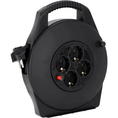 Adam Hall 3 Stjärnor CD 10 PWR Kabelrulle - Kabel, 10m, Svart Adam Hall 3 Stjärnor CD 10 PWR Kabelrulle - Kabel, 10m, Svart