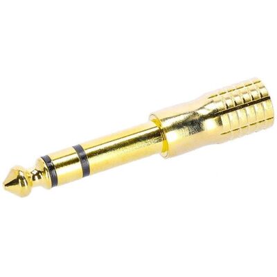 Zlatý stereo mini-jack adaptér Adam Hall - Série 4 Star Zlatý stereo mini-jack adaptér Adam Hall - Série 4 Star