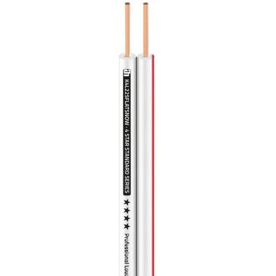 Adam Hall Cables 4 STAR L 225 SNOW - Câble de haut-parleur 2,5 mm² Plat - Publicité Adam Hall Cables 4 STAR L 225 SNOW - Câble de haut-parleur 2,5 mm² Plat - Publicité