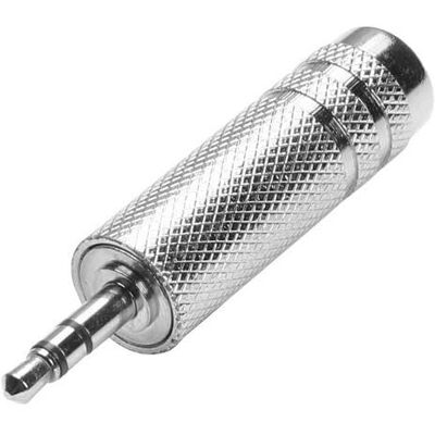 Adam Hall Connectors JF3 MM3 Metalowy Adapter - Stereo 6,3mm na 3,5mm jack Adam Hall Connectors JF3 MM3 Metalowy Adapter - Stereo 6,3mm na 3,5mm jack