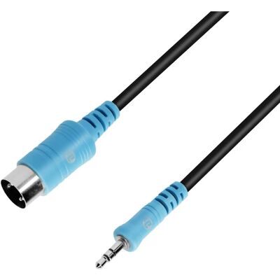 Adam Hall Kabels 3 STAR B WMIDI 0150 - MIDI Kabel - 1,5m - Zwart - Type A Adam Hall Kabels 3 STAR B WMIDI 0150 - MIDI Kabel - 1,5m - Zwart - Type A