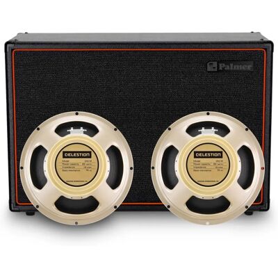 Palmer 2 x 12 Cabinet pour guitare - Arrière ouvert, Celestion Creamback - Publicité Palmer 2 x 12 Cabinet pour guitare - Arrière ouvert, Celestion Creamback - Publicité