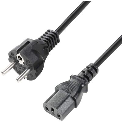 Adam Hall Cables 3 Star Pkd 0100 - Kabel zasilający - 3 x 0,75 mm² - 1 m Adam Hall Cables 3 Star Pkd 0100 - Kabel zasilający - 3 x 0,75 mm² - 1 m