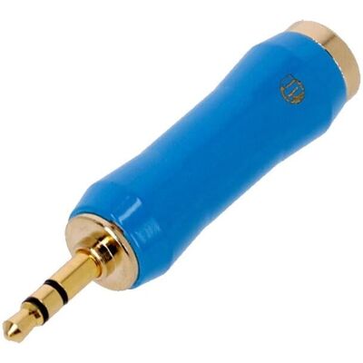 Adapter linii niebieskiej Adam Hall - TRS 6,3mm do TRS 3,5mm - Złoto Adapter linii niebieskiej Adam Hall - TRS 6,3mm do TRS 3,5mm - Złoto