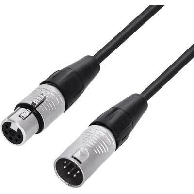 Rean 5-Pin XLR DMX Kabel - 5m - Professionell Rean 5-Pin XLR DMX Kabel - 5m - Professionell