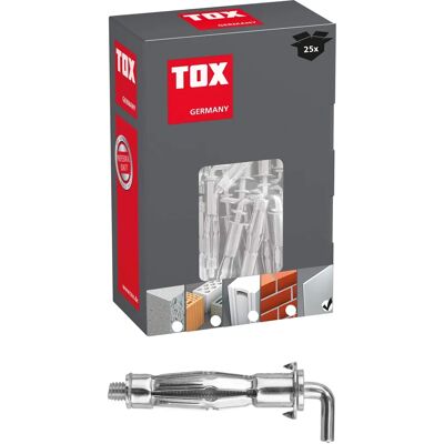 TOX M6x65mm Wall Plug - Heavy Duty for Drywall TOX M6x65mm Wall Plug - Heavy Duty for Drywall