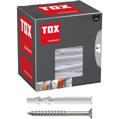TOX Uniwersalny kotew ramy 8x80mm + śruba - Mocowanie budowlane TOX Uniwersalny kotew ramy 8x80mm + śruba - Mocowanie budowlane