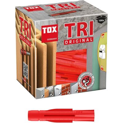 TOX Tri 7/51 KT Hmoždinka - 100 ks - Univerzální upevnění TOX Tri 7/51 KT Hmoždinka - 100 ks - Univerzální upevnění