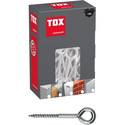 TOX Bullone ad occhio 8x80mm - Anello TOX Bullone ad occhio 8x80mm - Anello