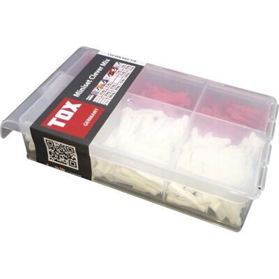 Kit de chevilles TOX Toggler - Assortiment universel pour matériaux Kit de chevilles TOX Toggler - Assortiment universel pour matériaux
