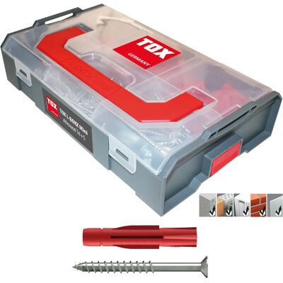 Tox L-boxx Mini Allround Tri + S Assortiment - Kit de chevilles et vis - Publicité Tox L-boxx Mini Allround Tri + S Assortiment - Kit de chevilles et vis - Publicité