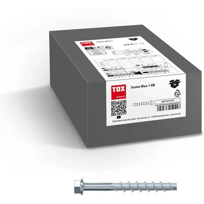 TOX Sumo Max 1 10x100 KB - Schraubanker TOX Sumo Max 1 10x100 KB - Schraubanker
