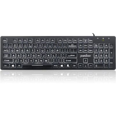 Perixx Periboard-317 Wired Black Keyboard - Keyboard for office and home Perixx Periboard-317 Wired Black Keyboard - Keyboard for office and home