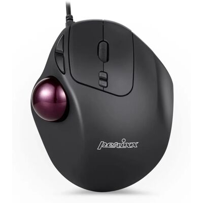 Perixx PERIMICE-517 D Trackball - ergonomico, 7 pulsanti, 2000 dpi - Mouse Trackball Perixx PERIMICE-517 D Trackball - ergonomico, 7 pulsanti, 2000 dpi - Mouse Trackball