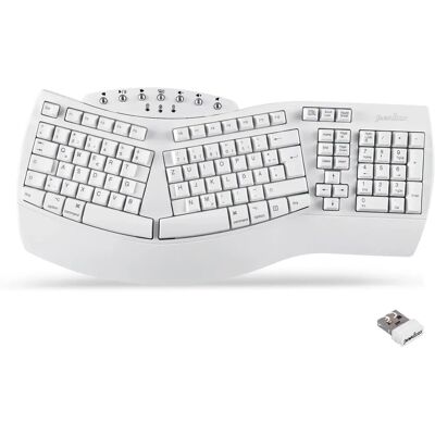 Perixx Periboard-612w - Tastiera wireless Bluetooth - Bianco Perixx Periboard-612w - Tastiera wireless Bluetooth - Bianco