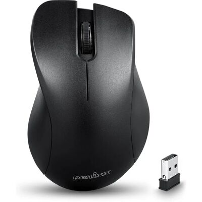 Vezeték nélküli egér Perixx PERIMICE-621 B - Csendes kattintások - Ergonomikus kialakítás - Fekete Vezeték nélküli egér Perixx PERIMICE-621 B - Csendes kattintások - Ergonomikus kialakítás - Fekete