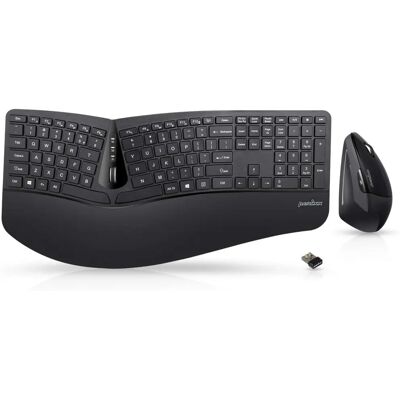 Set Tastiera e Mouse Perixx PERIDUO-605 - Ergonomico, Wireless Set Tastiera e Mouse Perixx PERIDUO-605 - Ergonomico, Wireless
