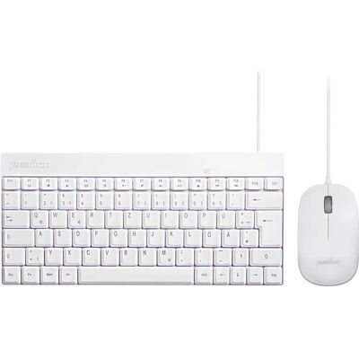Perixx PERIDUO-212 DE Ensemble clavier et souris USB mini - Blanc - Publicité Perixx PERIDUO-212 DE Ensemble clavier et souris USB mini - Blanc - Publicité