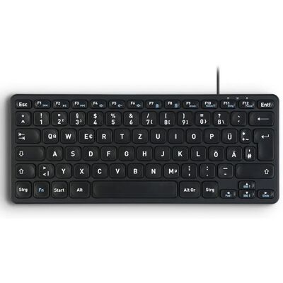 Perixx PERIBOARD-416 DE - Clavier USB compact allemand avec 4 hubs - Publicité Perixx PERIBOARD-416 DE - Clavier USB compact allemand avec 4 hubs - Publicité