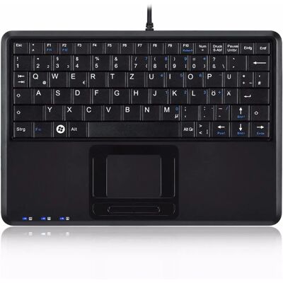 Perixx PERIBOARD-510HPLUS Mini USB billentyűzet érintőpadal - 2 USB-port Perixx PERIBOARD-510HPLUS Mini USB billentyűzet érintőpadal - 2 USB-port