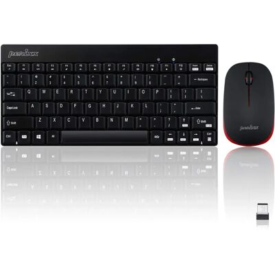 Set de Teclado y Ratón Inalámbricos Perixx PERIDUO-712 - Negro Compacto Set de Teclado y Ratón Inalámbricos Perixx PERIDUO-712 - Negro Compacto