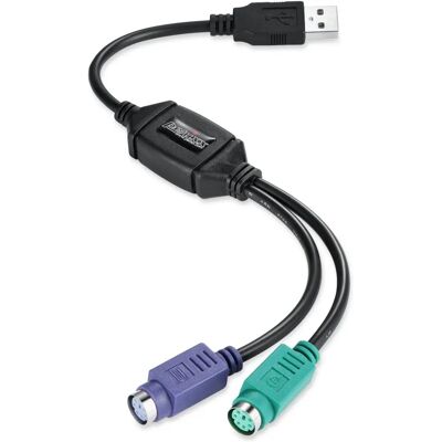 Perixx Peripro-401 USB-zu-PS/2-Adapter - Tastatur & Maus Support Perixx Peripro-401 USB-zu-PS/2-Adapter - Tastatur & Maus Support