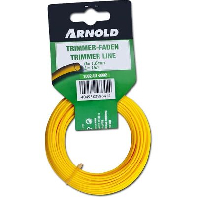 Arnold 1082-U1-0002 Fil pour coupe-bordure 1,6mm - Publicité Arnold 1082-U1-0002 Fil pour coupe-bordure 1,6mm - Publicité