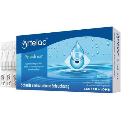 Artelac Splash Edo Augentropfen - Trockene Augen Linderung Artelac Splash Edo Augentropfen - Trockene Augen Linderung