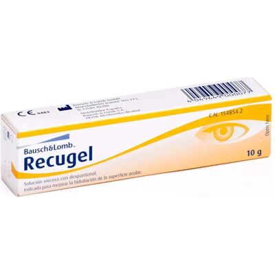 Bausch & Lomb Recugel Gel Oculare - Idratante, Lenitivo, 10g Bausch & Lomb Recugel Gel Oculare - Idratante, Lenitivo, 10g