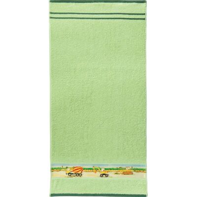 Erwin Müller Walk-Frottier Kinder-Badetuch grün 70x140 cm Badetuch Erwin Müller Walk-Frottier Kinder-Badetuch grün 70x140 cm Badetuch