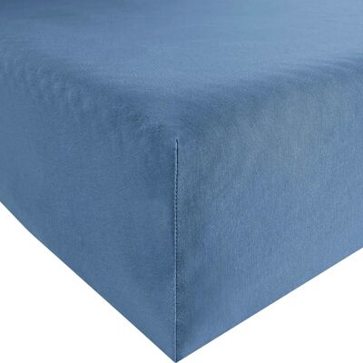Erwin Müller - Memmingen - blau - 140x200 cm - Fitted sheet Erwin Müller - Memmingen - blau - 140x200 cm - Fitted sheet