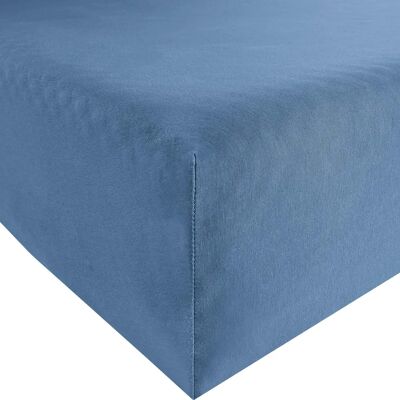Erwin Müller - Memmingen - blau - 140x200 cm - Fitted sheet Erwin Müller - Memmingen - blau - 140x200 cm - Fitted sheet
