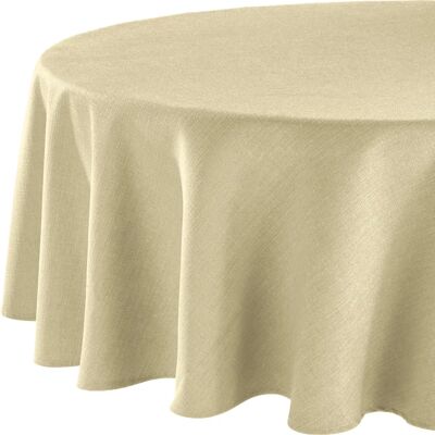 Erwin Müller - Krefeld - braun-beige - 170 cm Ø - Tablecloth Erwin Müller - Krefeld - braun-beige - 170 cm Ø - Tablecloth