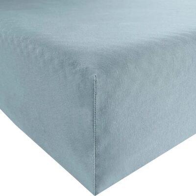 REDBEST Jersey-Stretch Spannbettlaken - San Francisco - Blau - 90x190 cm - 100x200 cm REDBEST Jersey-Stretch Spannbettlaken - San Francisco - Blau - 90x190 cm - 100x200 cm