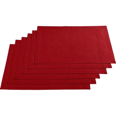 Redbest - Seattle - Rot - 30x45 cm - Tischset Redbest - Seattle - Rot - 30x45 cm - Tischset